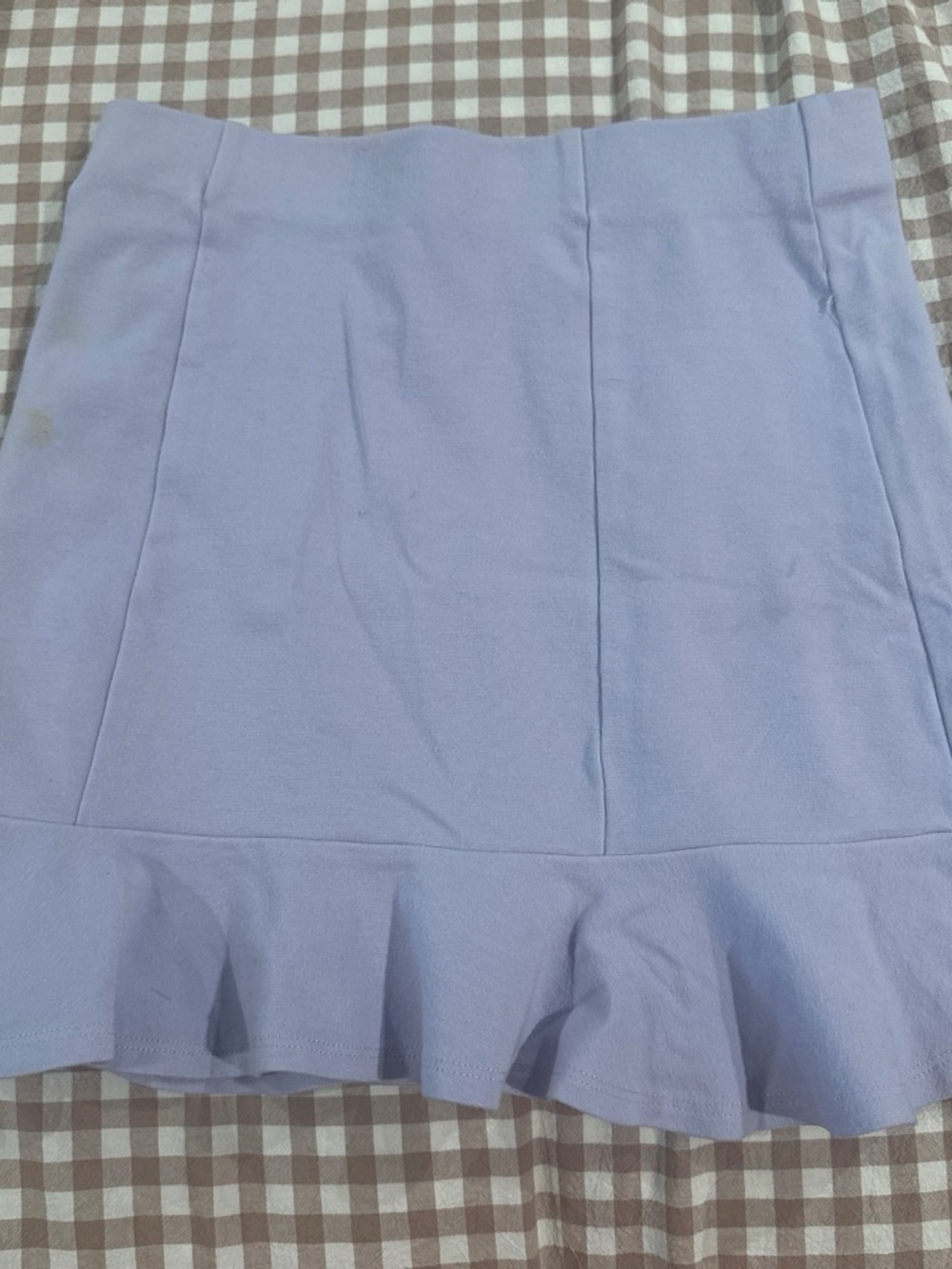 Forever 21 Lavender Ruffle-Hem Midi Skirt